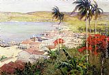 Harbor Canvas Paintings - Havana Harbor